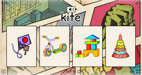 Toys ESL Interactive Vocabulary Quiz