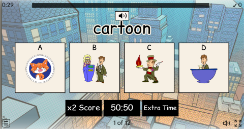 TV Programmes ESL Interactive Vocabulary Quiz Show