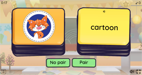 TV Programmes ESL Pair or No Pair Worksheet