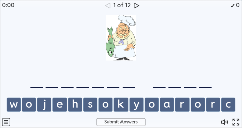 TV Programmes Interactive Spell The Word Worksheet