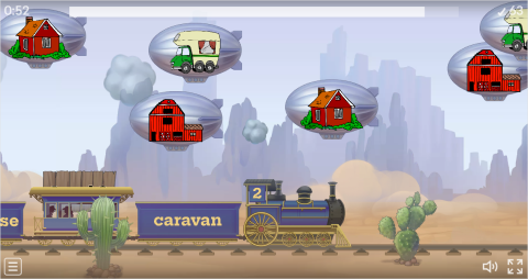 Types of Houses ESL Vocabulary Balloon Pop Game