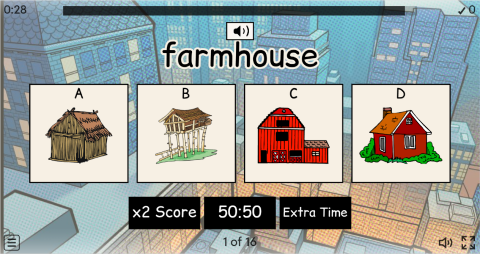 Types of Houses ESL Interactive Vocabulary Quiz Show