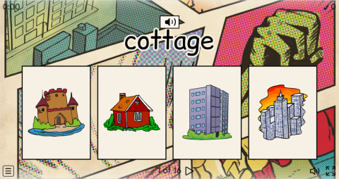 Types of Houses ESL Interactive Vocabulary Quiz