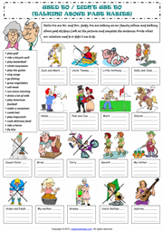 Used To Esl Printable Worksheets And Exercises