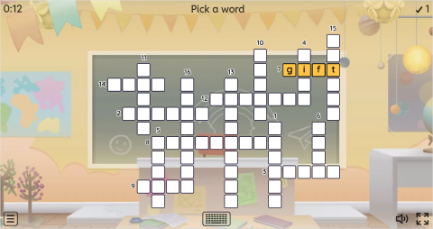 Valentine's Day ESL Interactive Crossword Puzzle